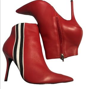 Cute Must Have Red Racer Booties Size: 9.5